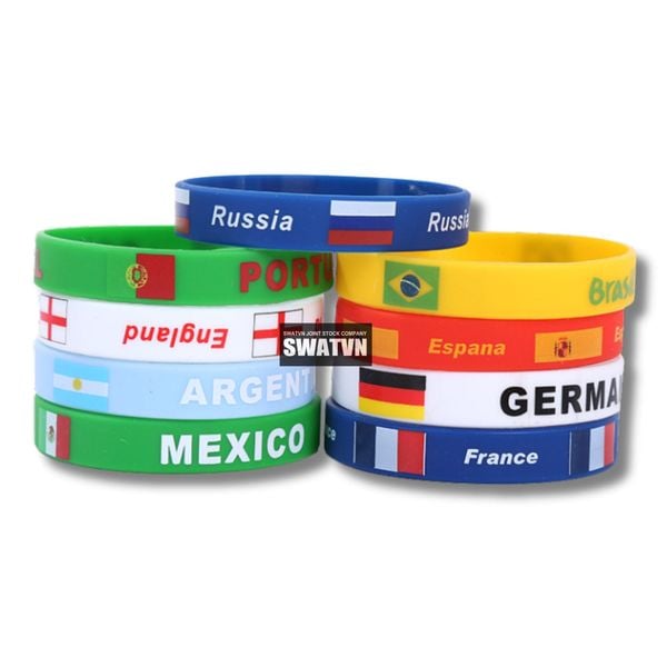 vòng tay cao su in logo sự kiện