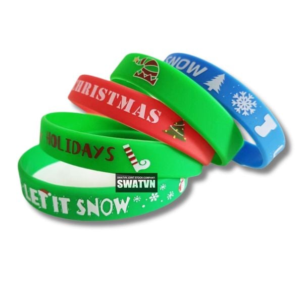 vòng tay cao su in logo sự kiện