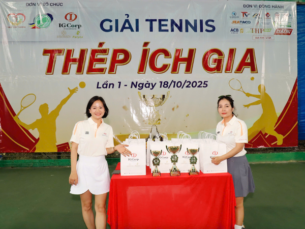 Benchusch đồng hành cùng giải Tennis thép Ích Gia lần I năm 2025