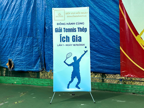 Benchusch đồng hành cùng giải Tennis thép Ích Gia lần I năm 2025