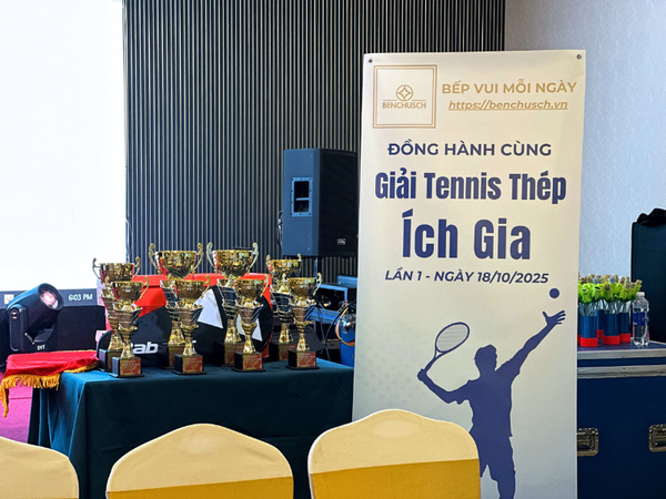 Benchusch đồng hành cùng giải Tennis thép Ích Gia lần I năm 2025
