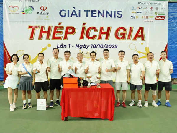 Benchusch đồng hành cùng giải Tennis thép Ích Gia lần I năm 2025