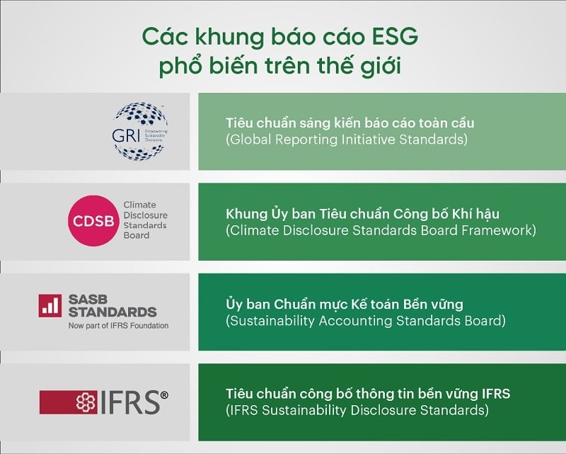 cấu trúc báo cáo esg