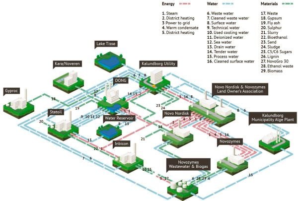 Các dạng mô hình cộng sinh công nghiệp phổ biến