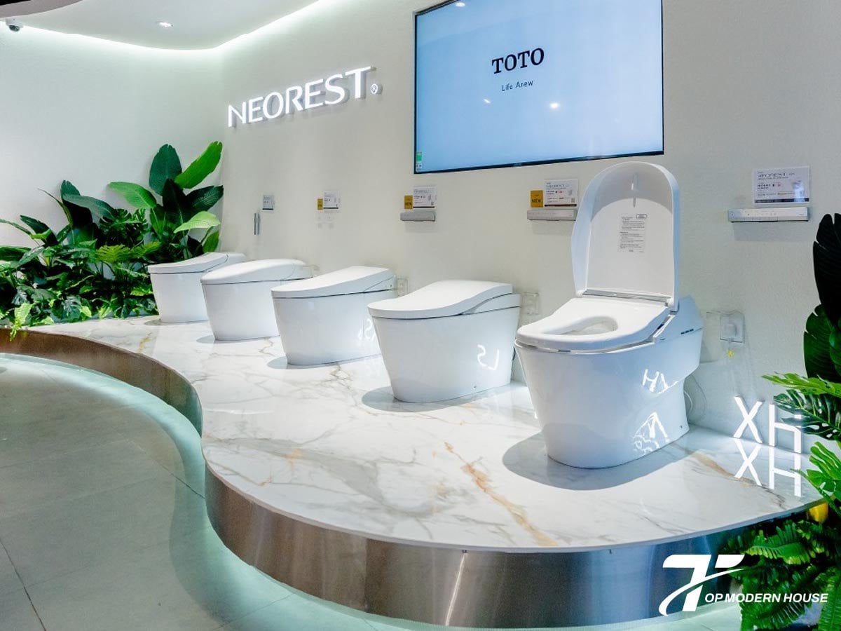 TOP MODERN HOUSE phân phối bồn cầu cao cấp TOTO chính hãng, ưu đãi đến 25%