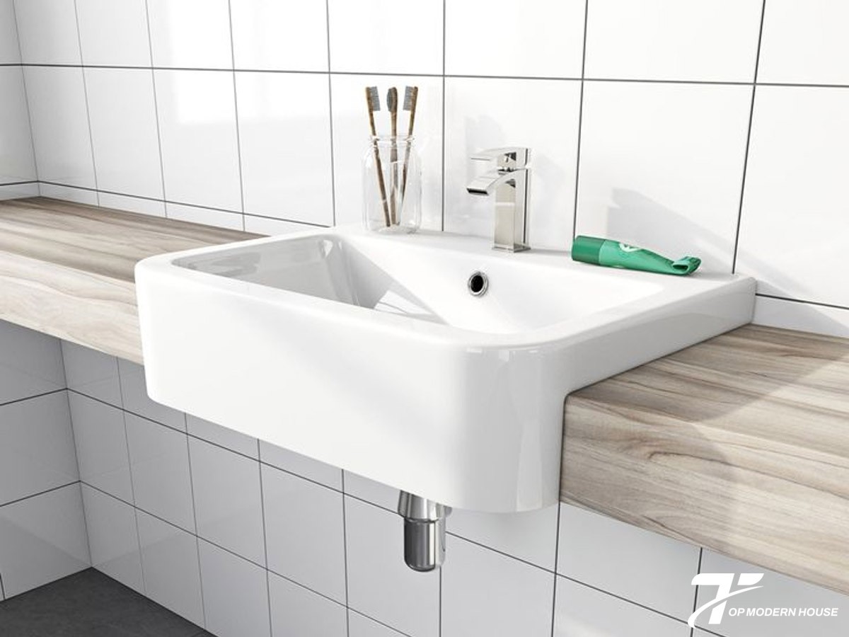 Kích thước bàn đá lavabo bán âm