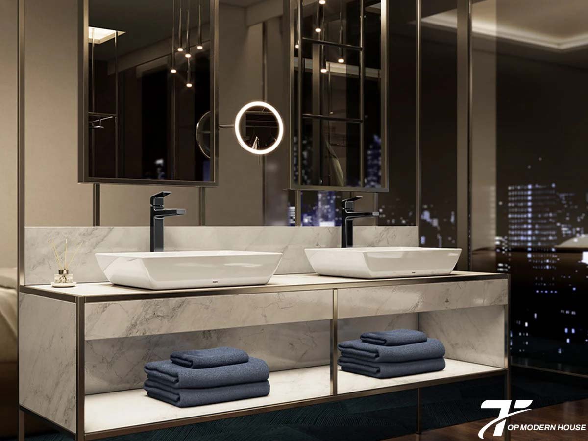 Khi chọn chậu rửa lavabo, hãy cân nhắc kích thước phòng tắm, kiểu dáng, chất liệu và thương hiệu để đảm bảo tiện nghi và thẩm mỹ.