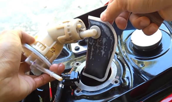 mô tơ bơm xăng xe vision bi hụt ga