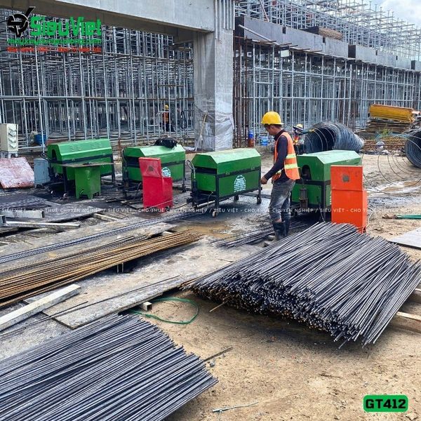 Máy duỗi cắt sắt tự động GT412