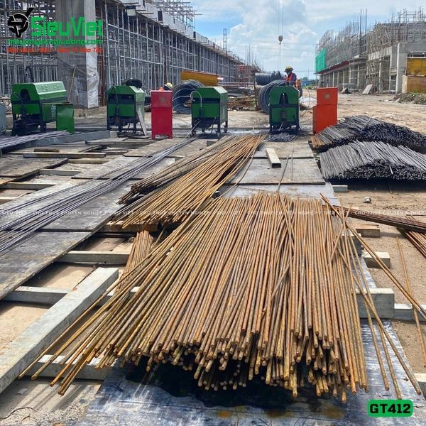 máy duỗi cắt sắt tự động GT412