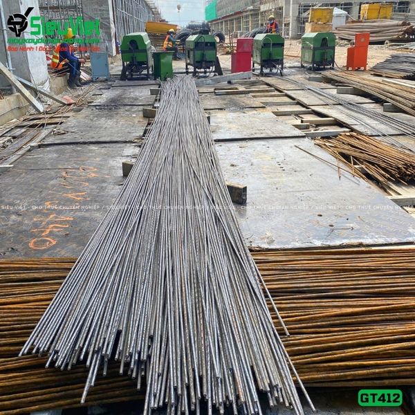 máy duỗi cắt sắt tự động GT412