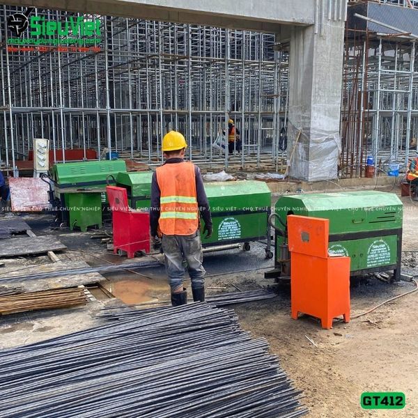 máy duỗi cắt sắt tự động GT412