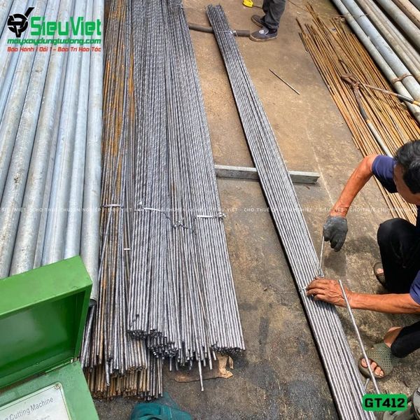 Máy duỗi cắt sắt tự động GT412