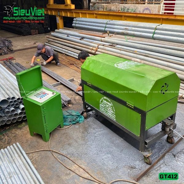 Máy duỗi cắt sắt tự động GT412