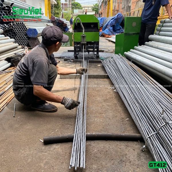 Máy duỗi cắt sắt tự động GT412