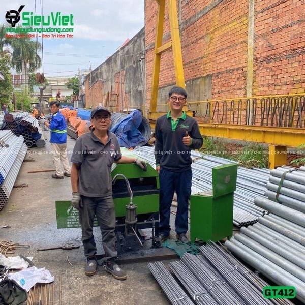 Máy duỗi cắt sắt tự động GT412