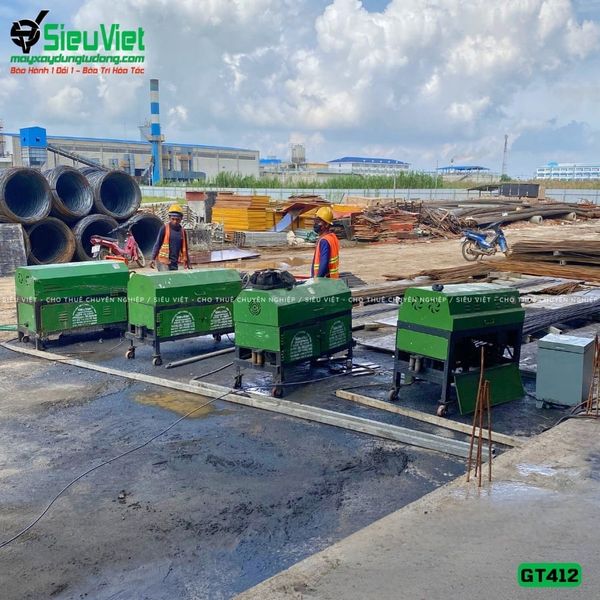 máy duỗi cắt sắt tự động GT412