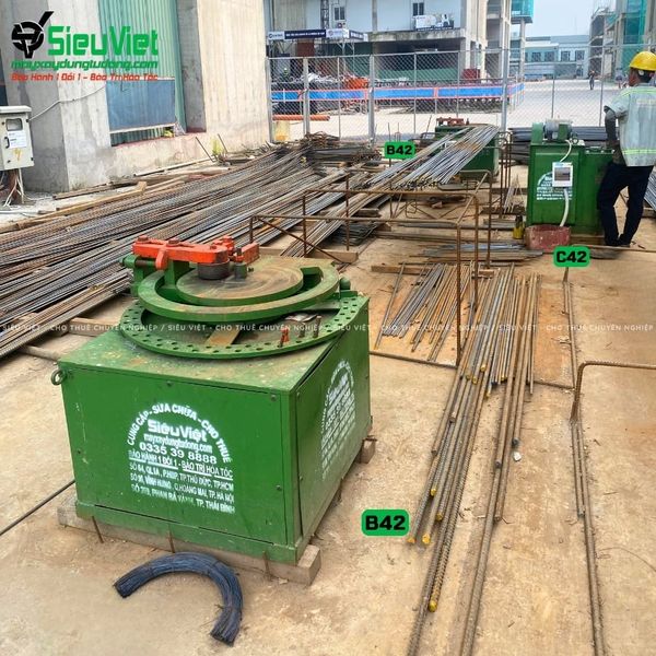 Máy uốn cắt thép C42 và B42