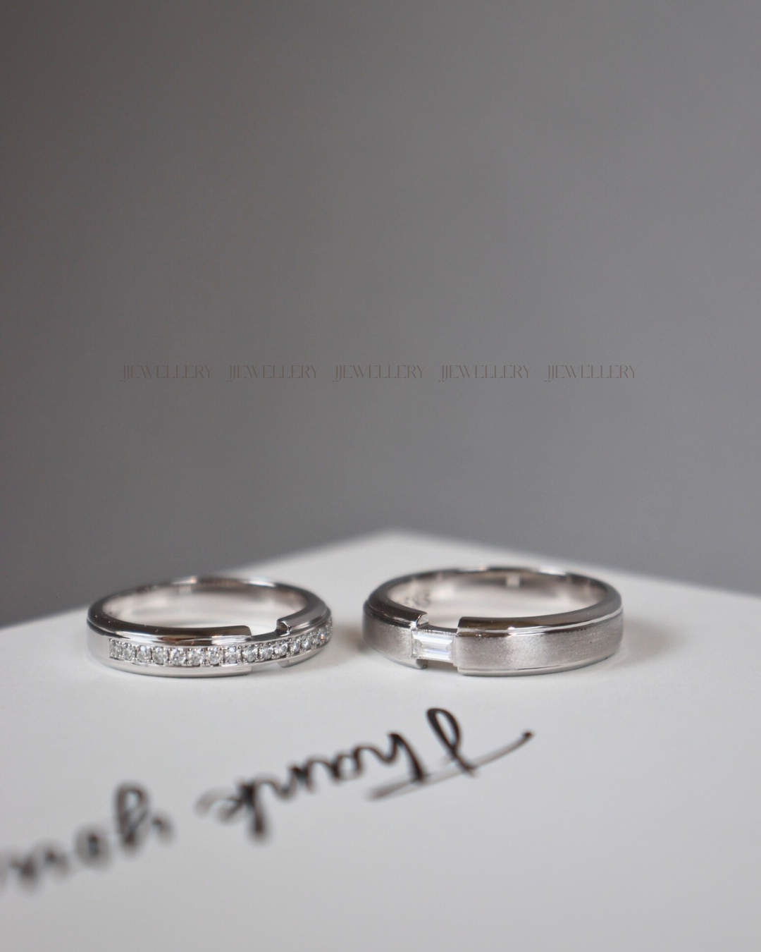 Nhẫn cưới theo yêu cầu hoàn thiện tinh tế tại JJewellery Quận 1 TP.HCM