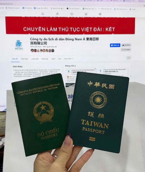 Làm hộ chiếu gắn chíp Việt Nam tại Đài Loan