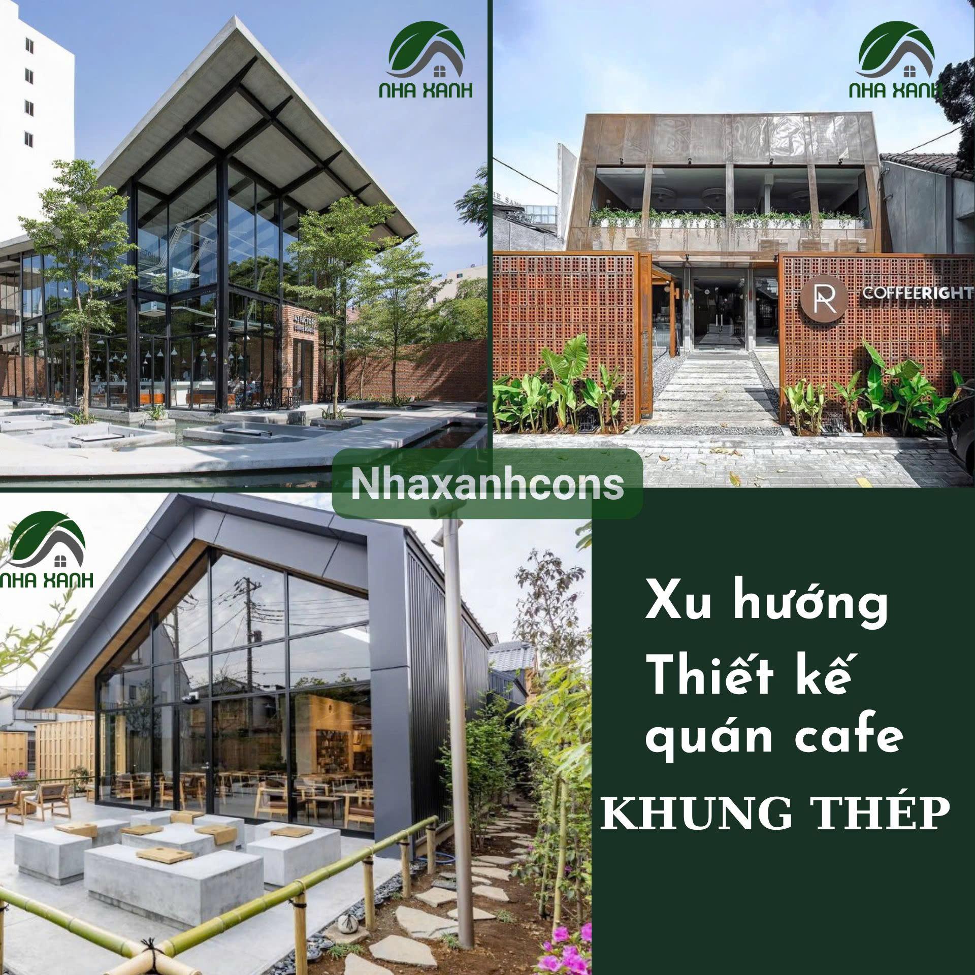 Xu hướng thiết kế quán cà phê khung thép tiền chế tại Kiên Giang