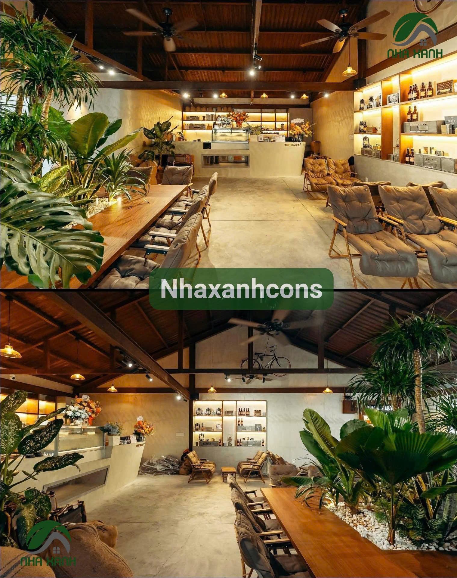 Phong cách bày trí bên trong quán cà phê khung thép tiền chế tại Ninh Thuận