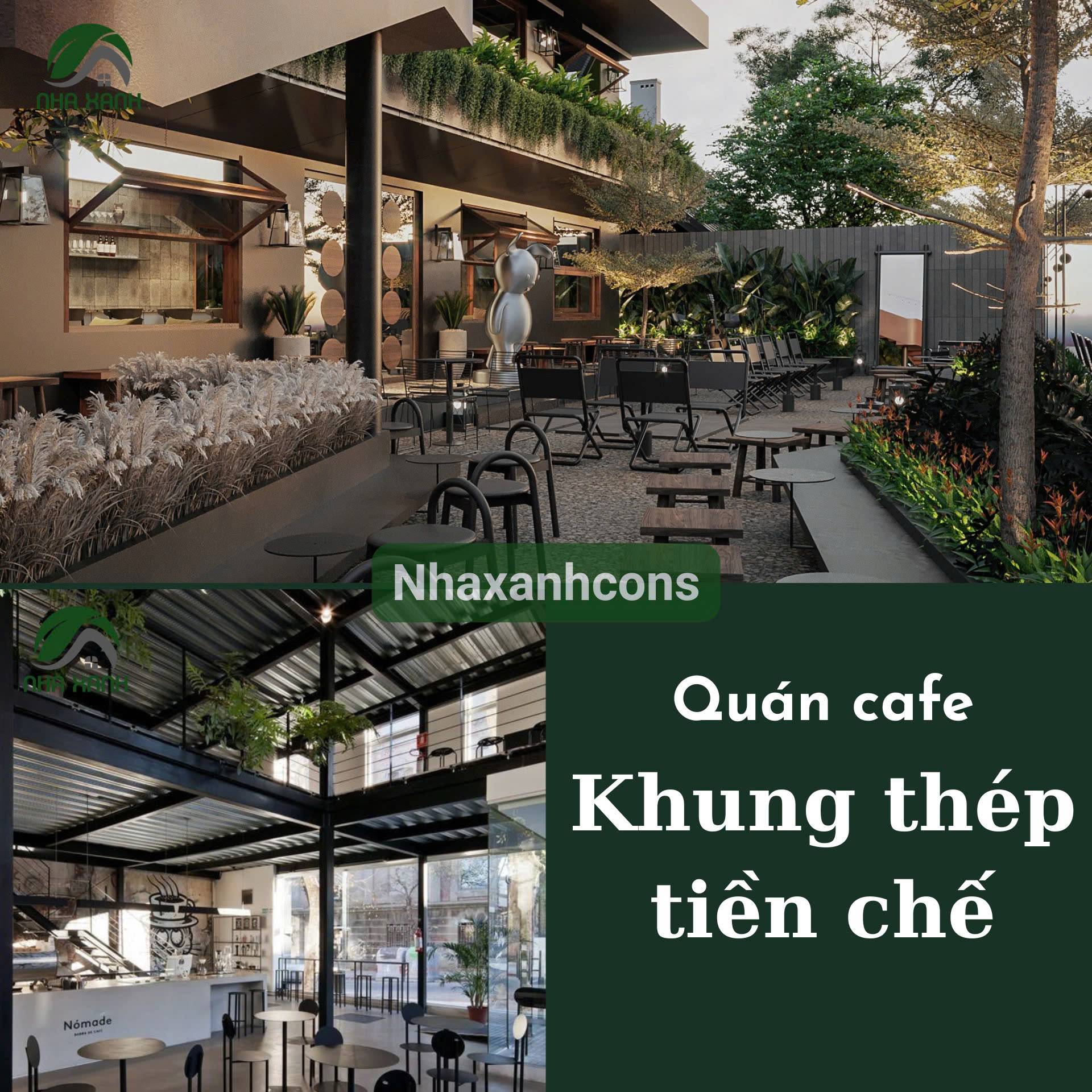 Tìm hiểu về thiết kế quán cà phê khung thép tiền chế tại Ninh Thuận