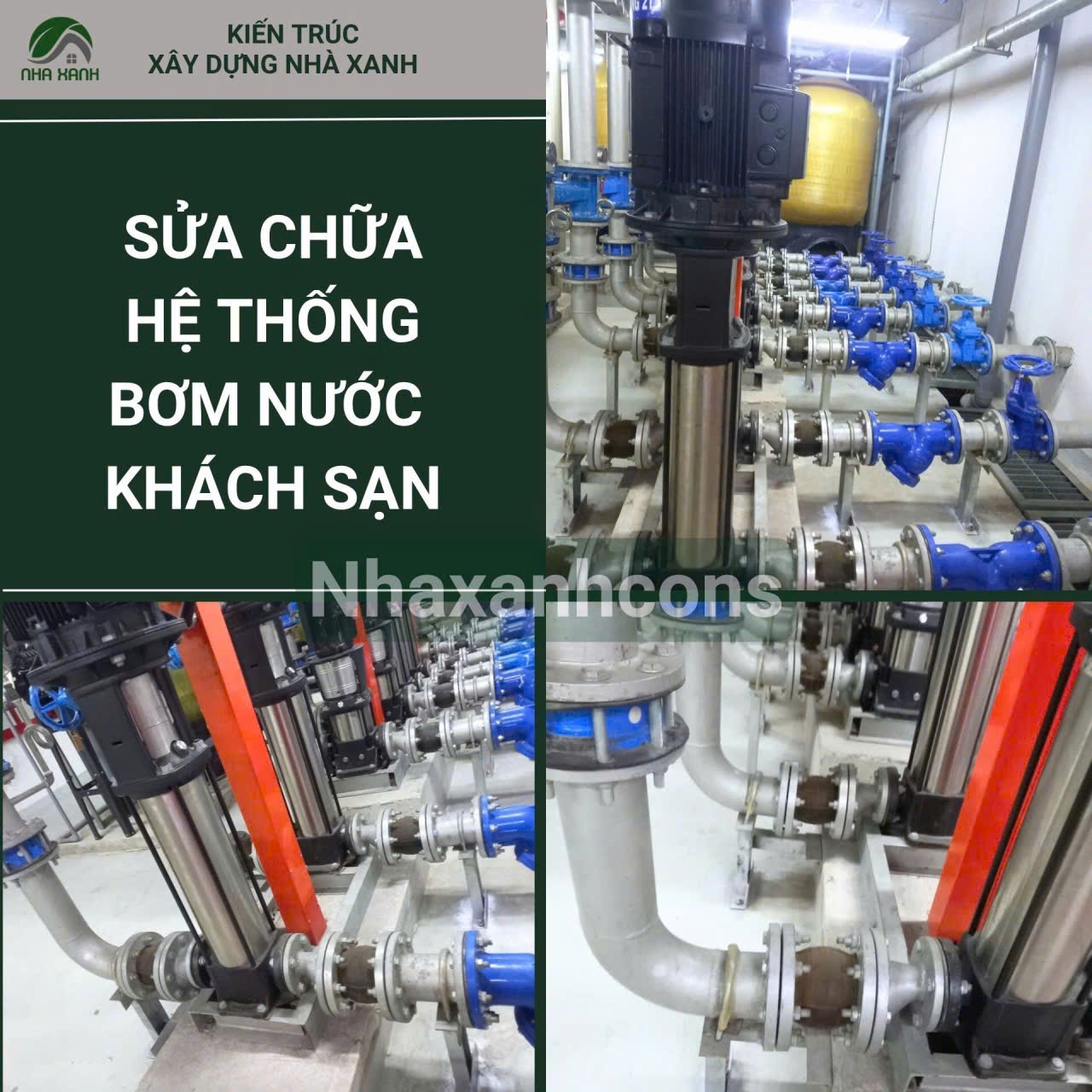 Dịch vụ sửa chữa cải tạo hệ thống bơm nước khách sạn tại Ninh Thuận