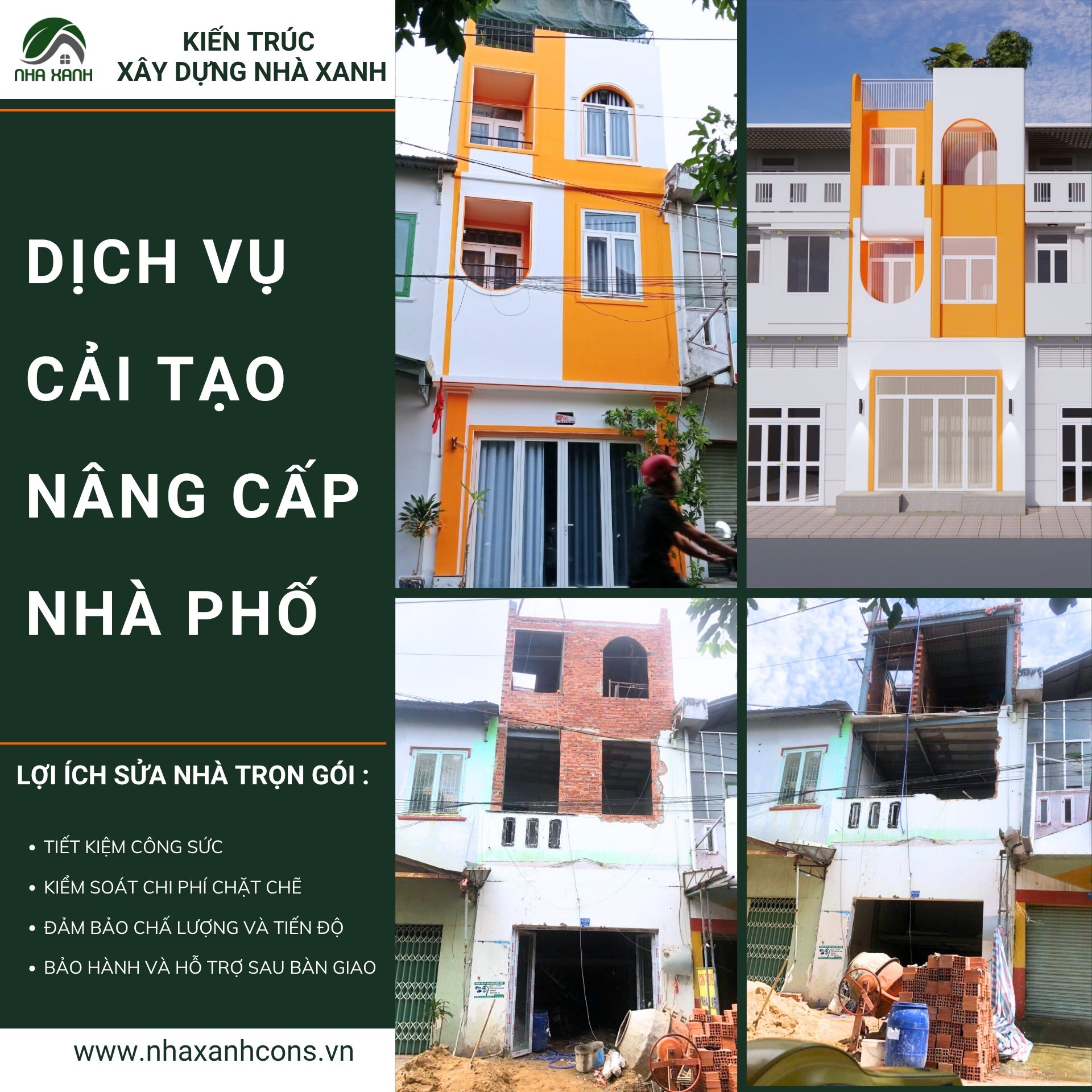 Cải tạo nâng cấp nhà phố