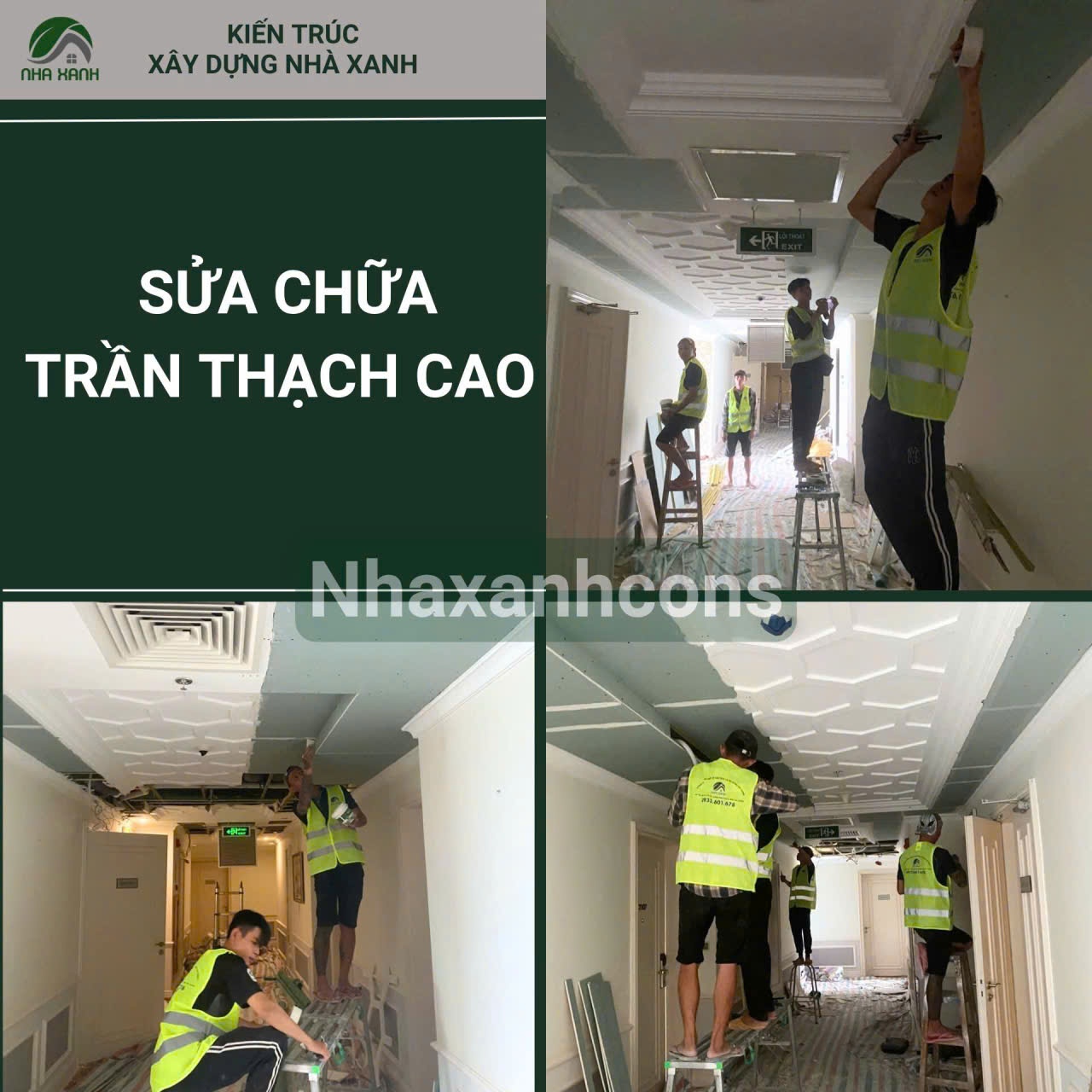 Sữa chữa cải tạo trần thạch cao khách sạn tại Đắk Nông
