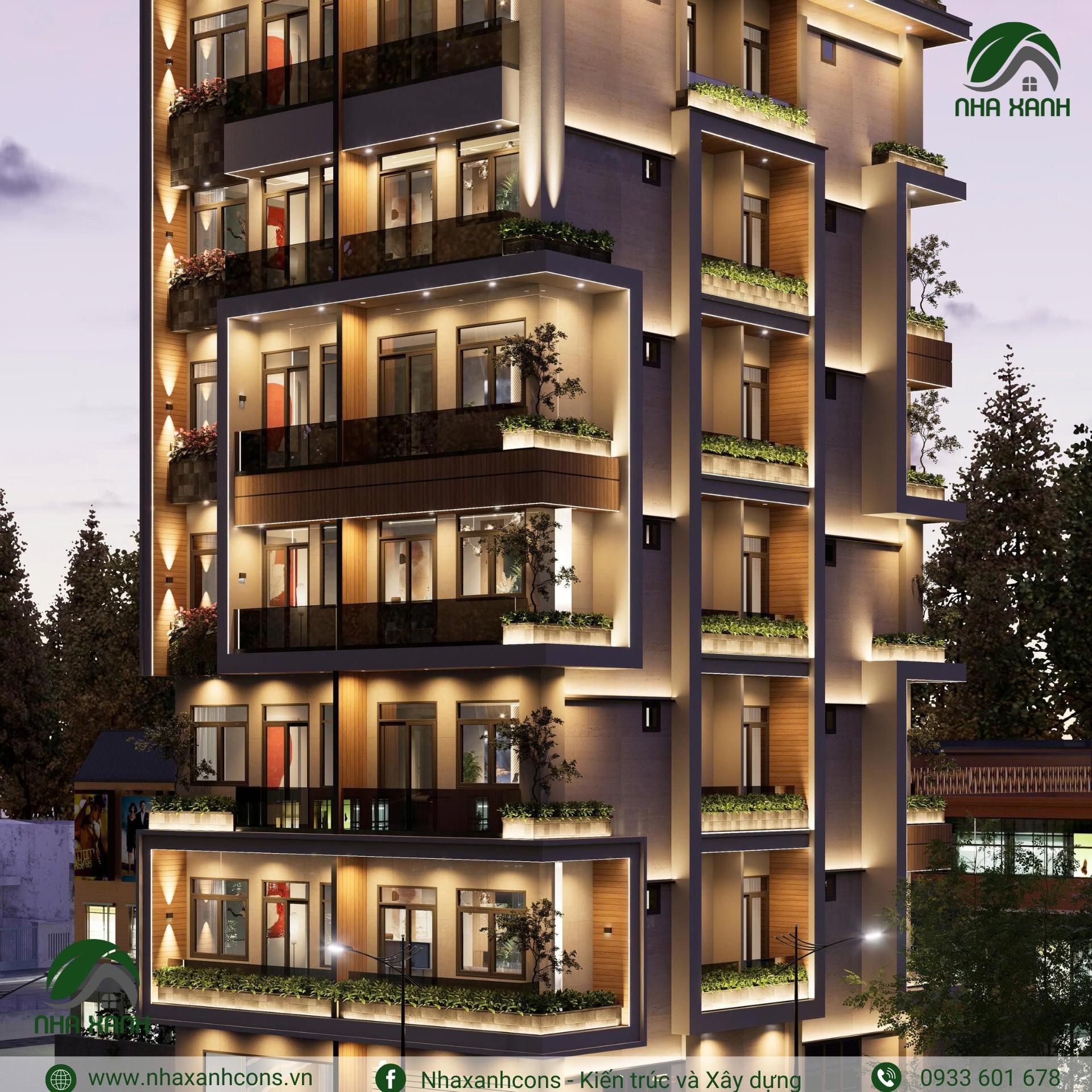 Thiết kế Căn hộ dịch vụ đẹp tại TPHCM