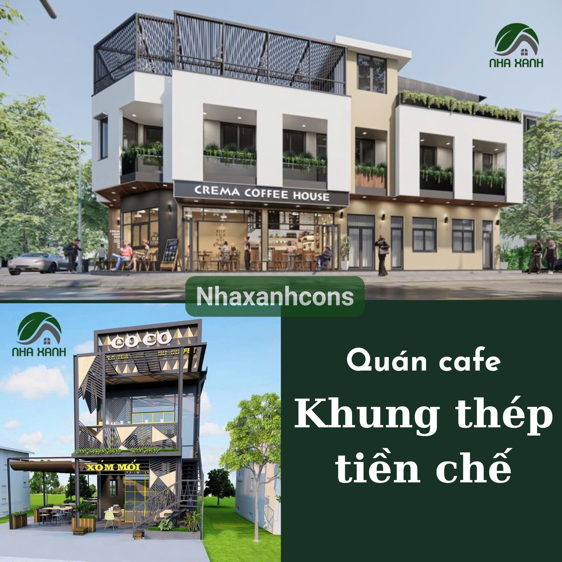 Các mẫu thiết kế quán cà phê khung thép tiền chế hot nhất tại Đắk Nông