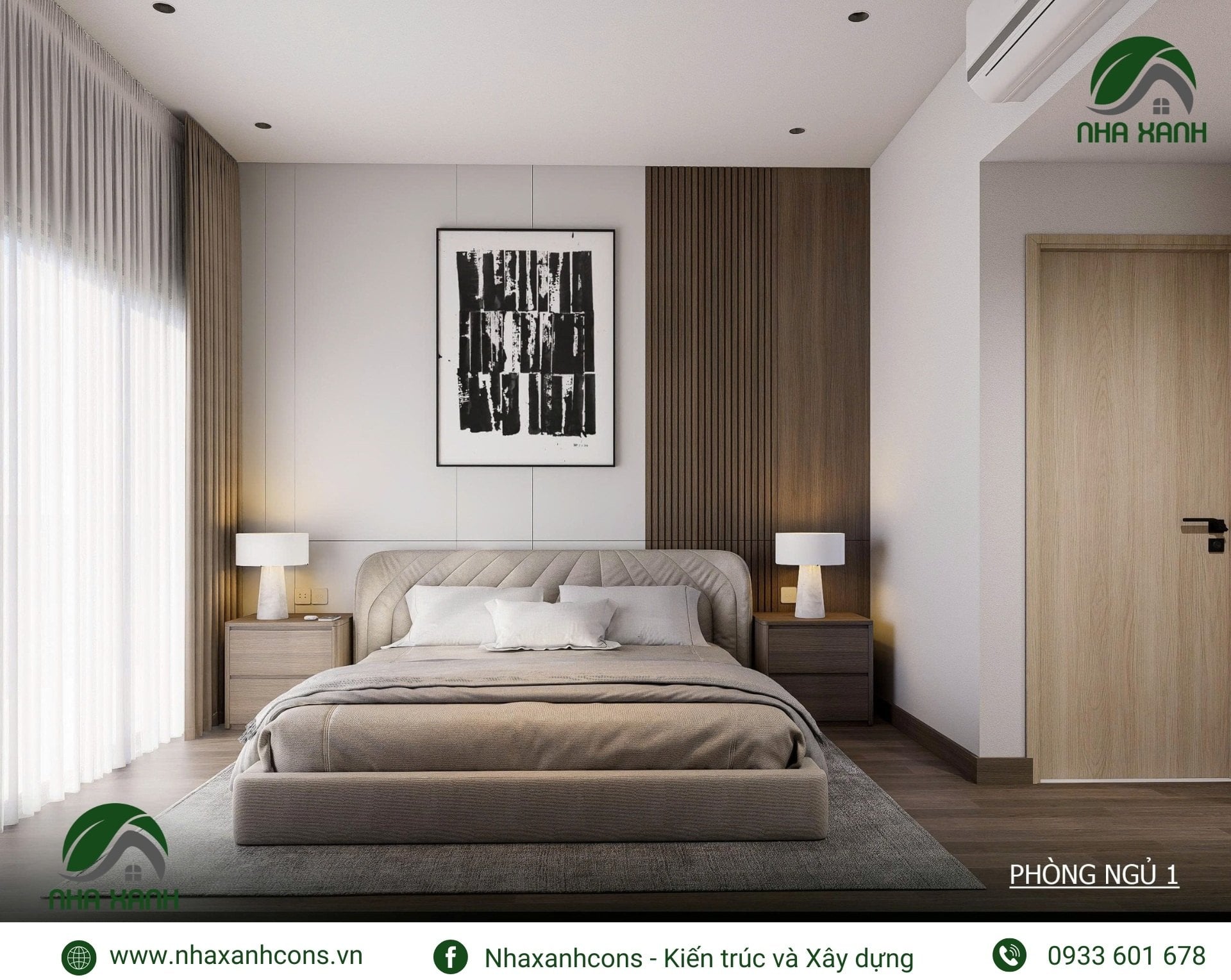 Phòng ngủ căn hộ Celadon City hiện đại