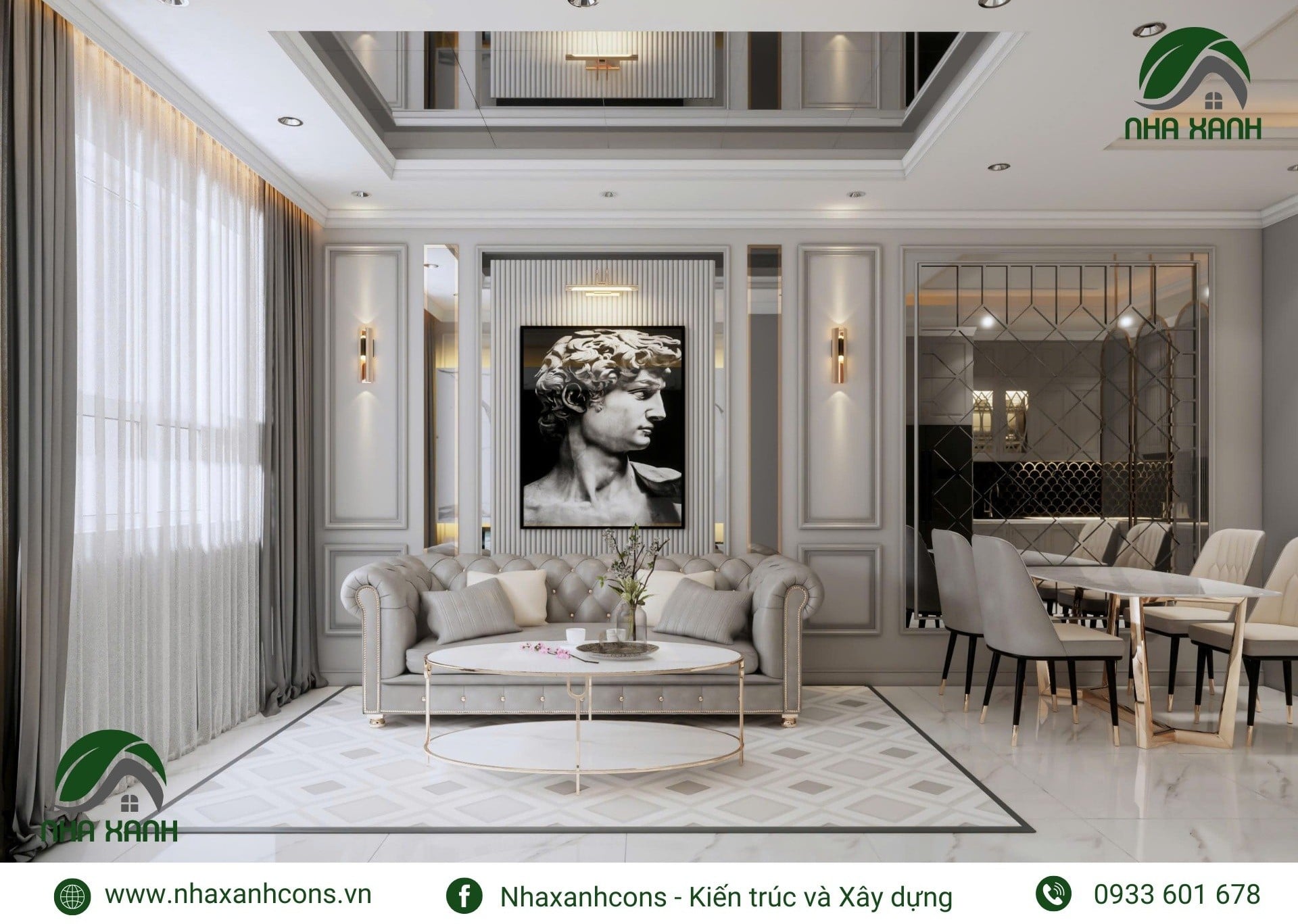 Thiết kế nội thất chung cư Moonlight Centre Point