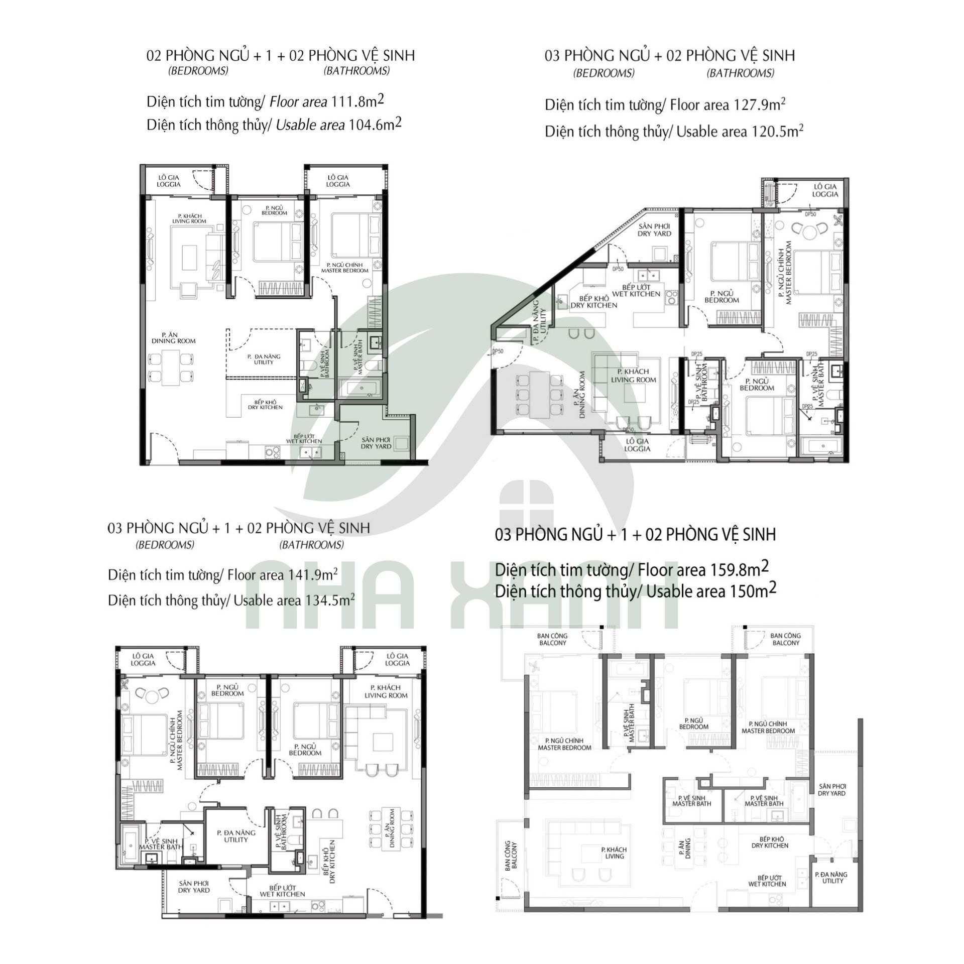 4 mẫu layout nội thất tại Diamond Brilliant Celadon City