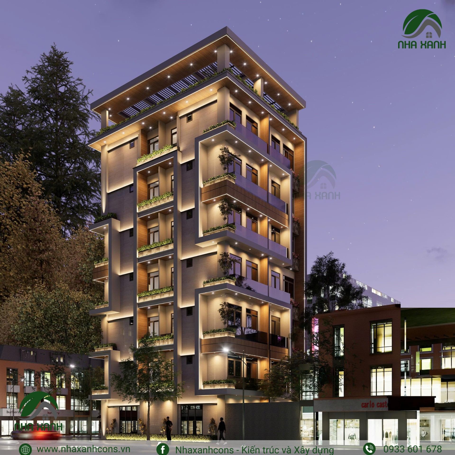 Mặt tiền căn hộ dịch vụ đẹp tại TPHCM