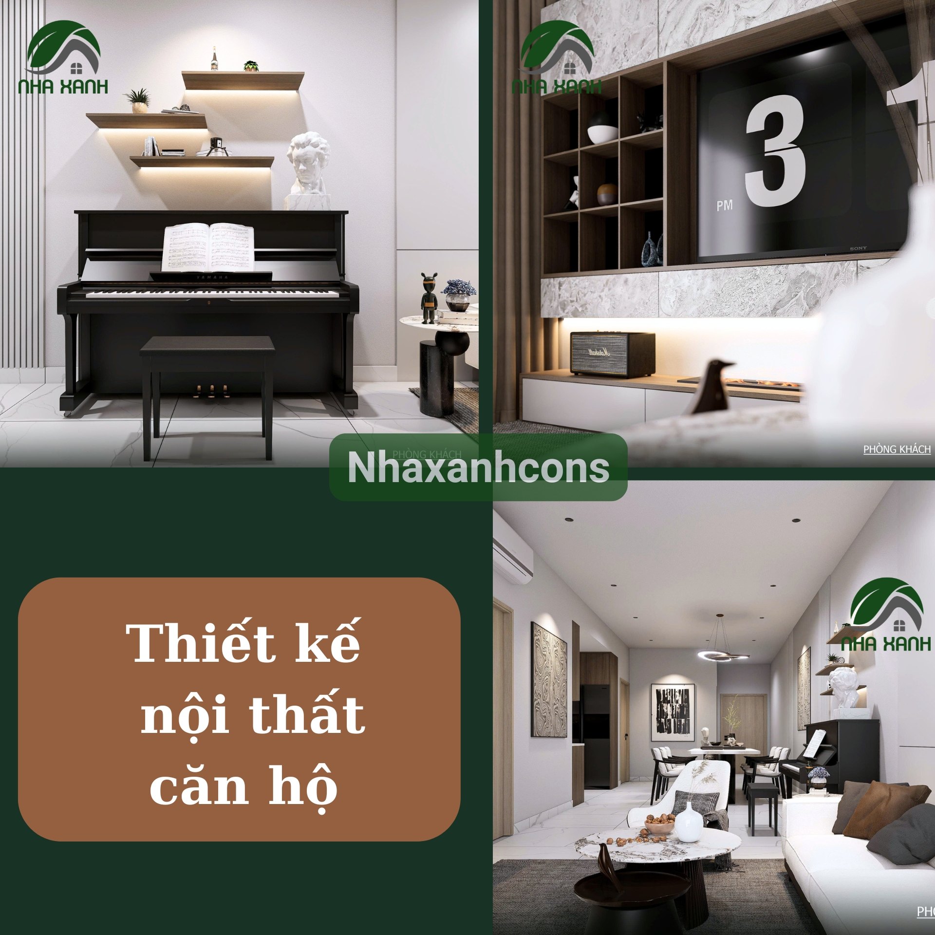 Các hạng mục thiết kế thi công nội thất tại căn hộ Benhill, Thuận An