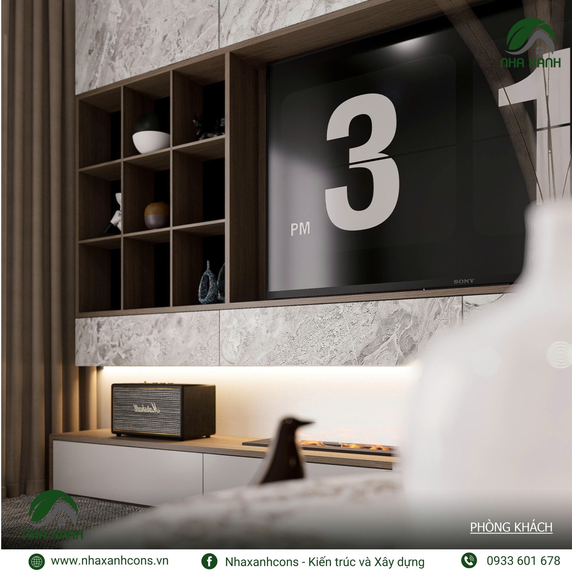 Phòng khách căn hộ Diamond Alnata Plus Celadon City