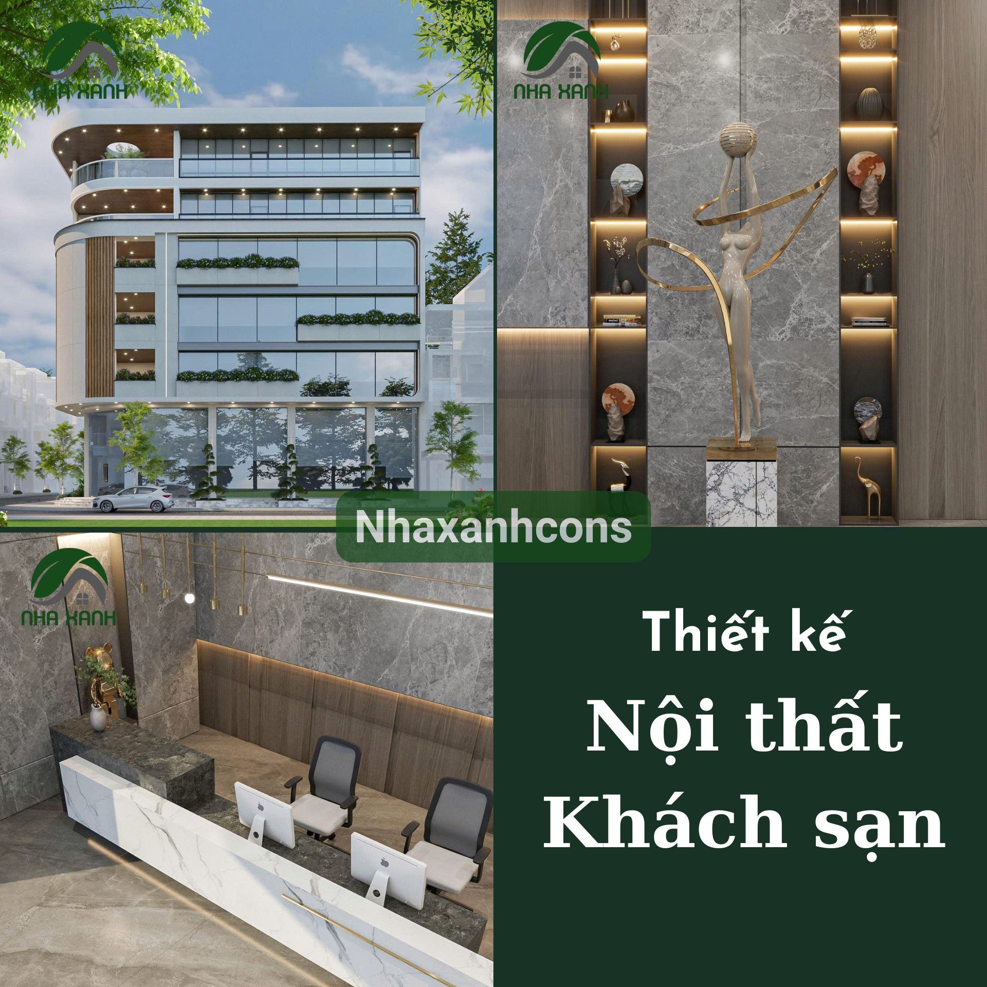 Thiết kế nội thất khách sạn tại Vĩnh Long