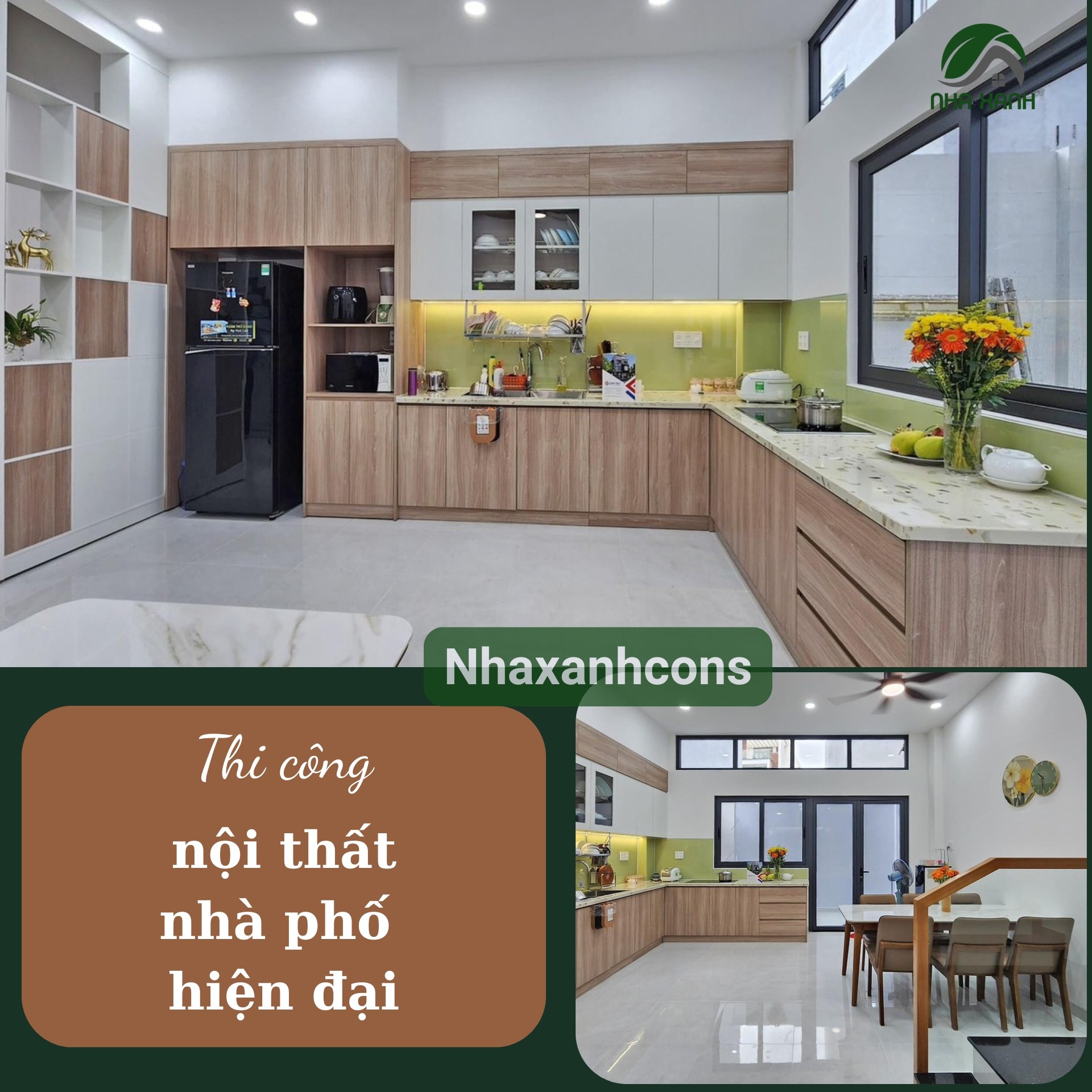 Thiết kế thi công nội thất nhà phố tại Long An