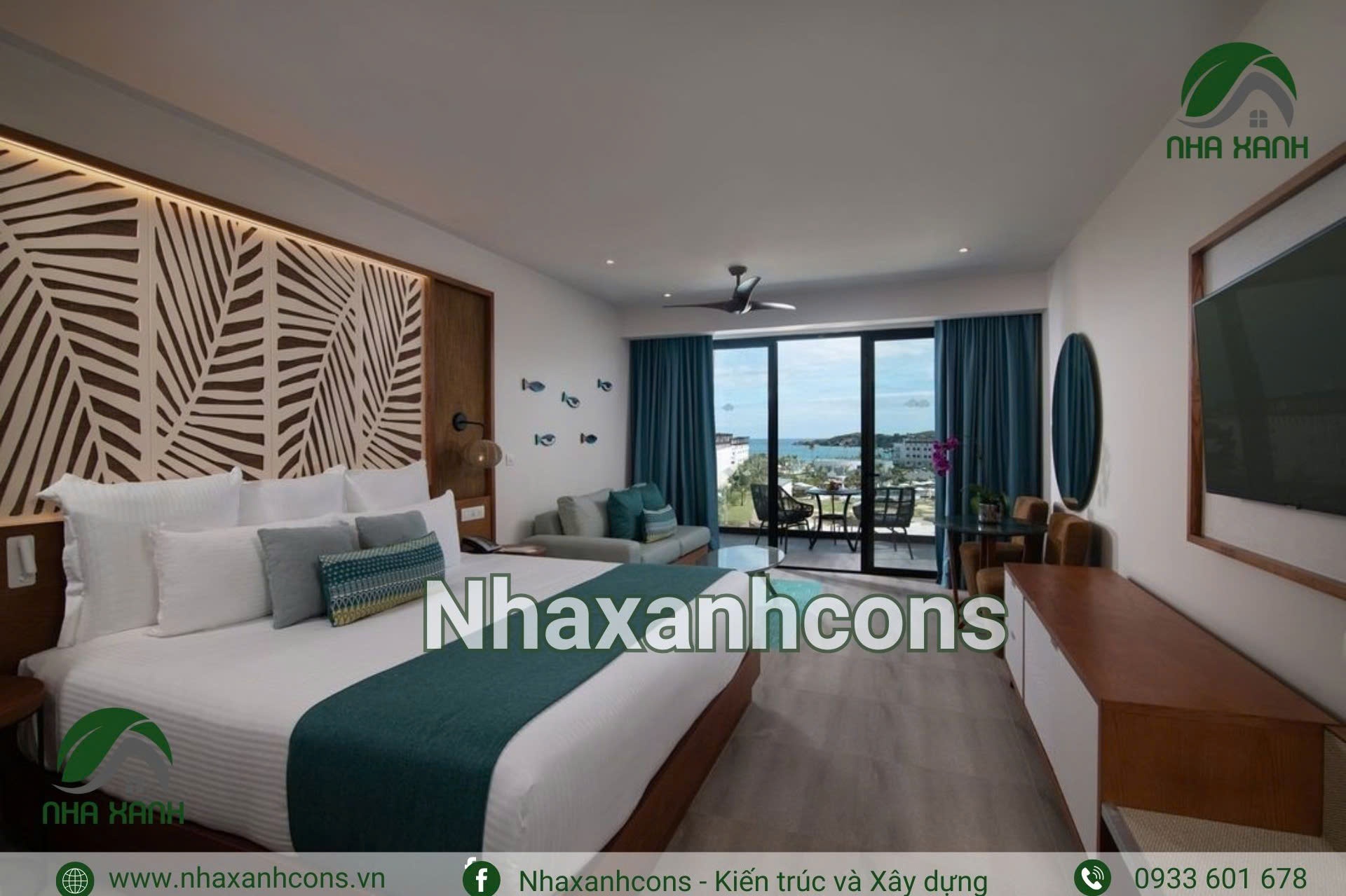 Hình ảnh nội thất bên trong khách sạn tại Đắk Nông đã hoàn tất quá trình cải tạo