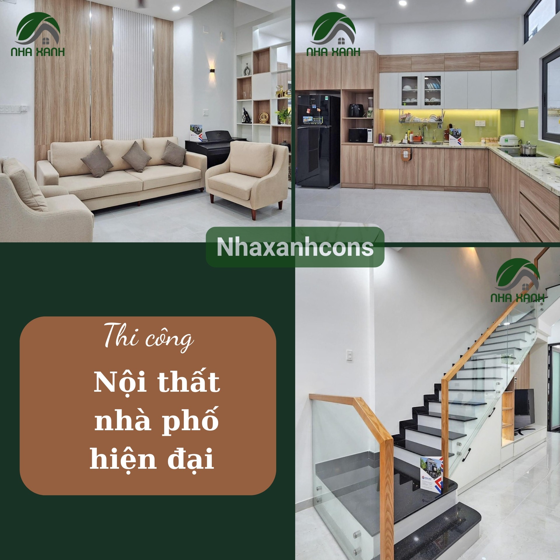 Thi công nội thất nhà phố tại Long An