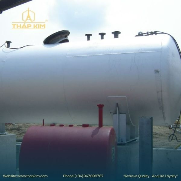 các bình áp lực nằm ngang