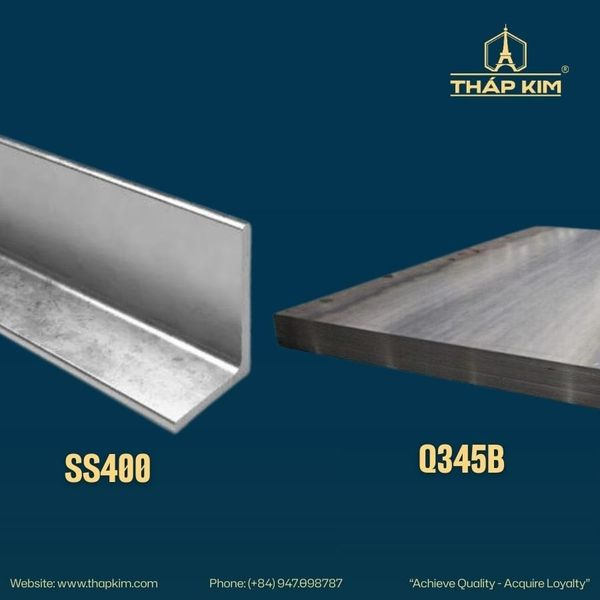 So sánh Thép Q345B Và SS400