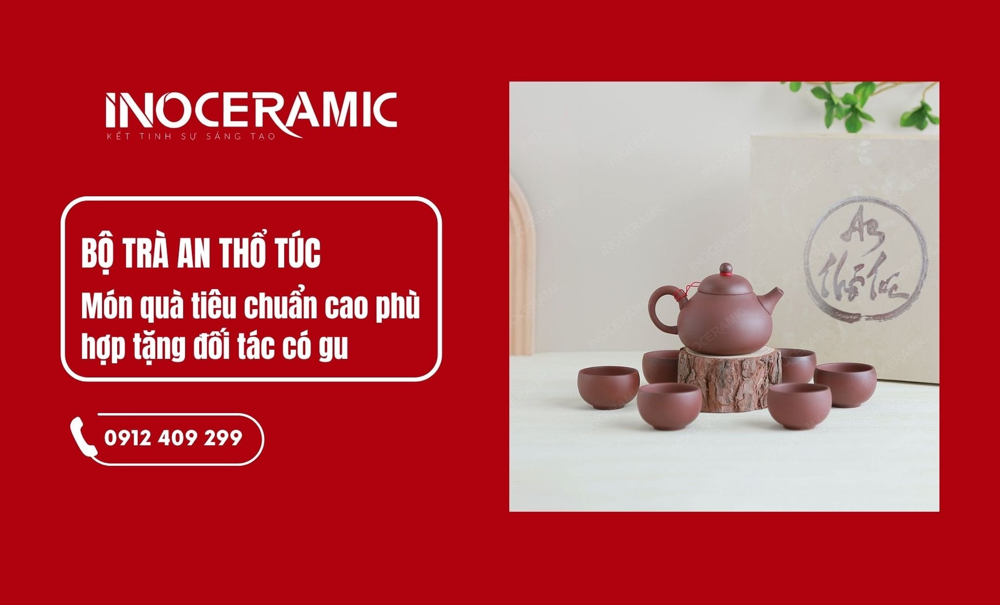 Bộ ấm trà Tết cao cấp dành tặng đối tác, khách hàng VIP