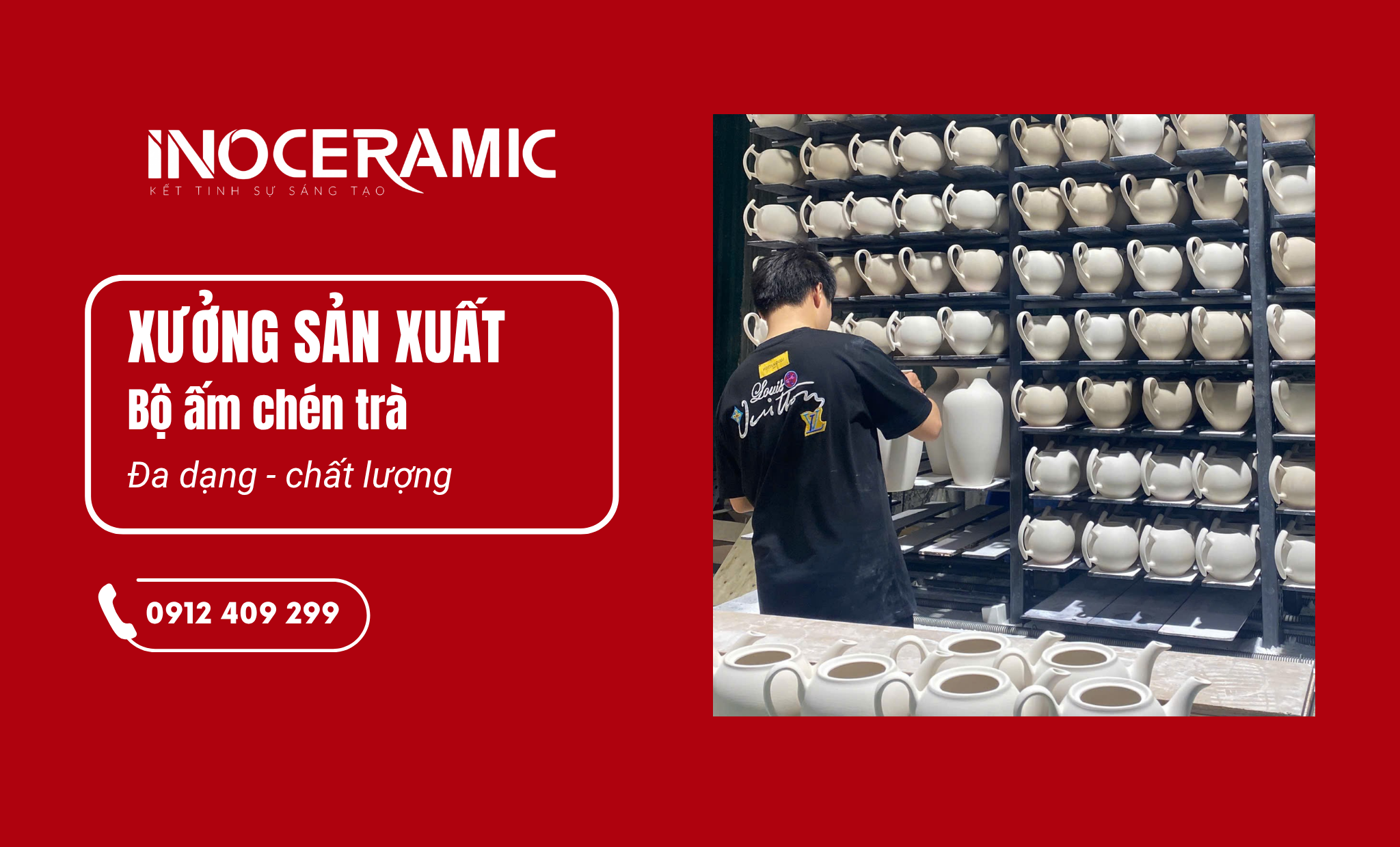 Tổng quan về Xưởng Gốm Sứ Sáng Tạo - Inoceramic