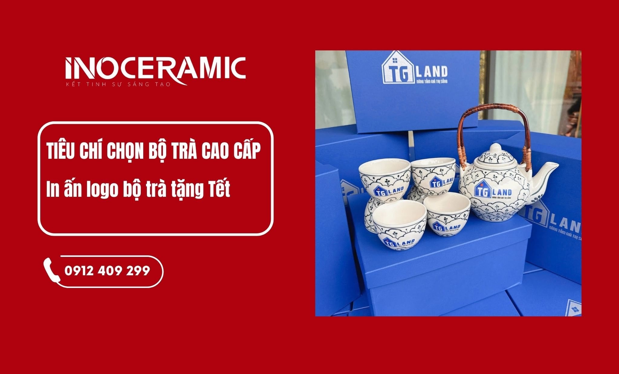Bộ ấm trà Tết cao cấp dành tặng đối tác, khách hàng VIP