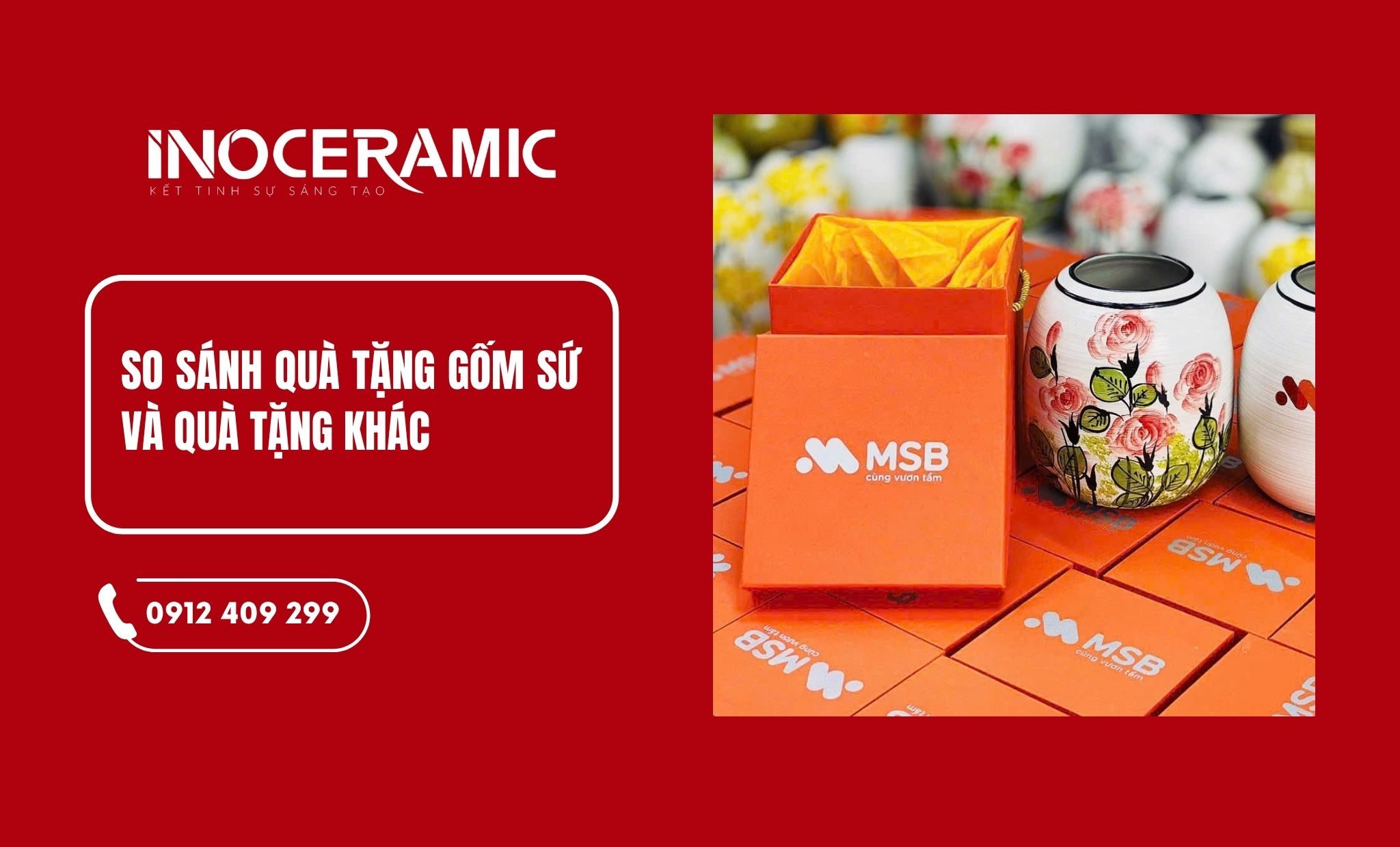 So sánh quà Tết gốm sứ với các món quà Tết chất liệu khác