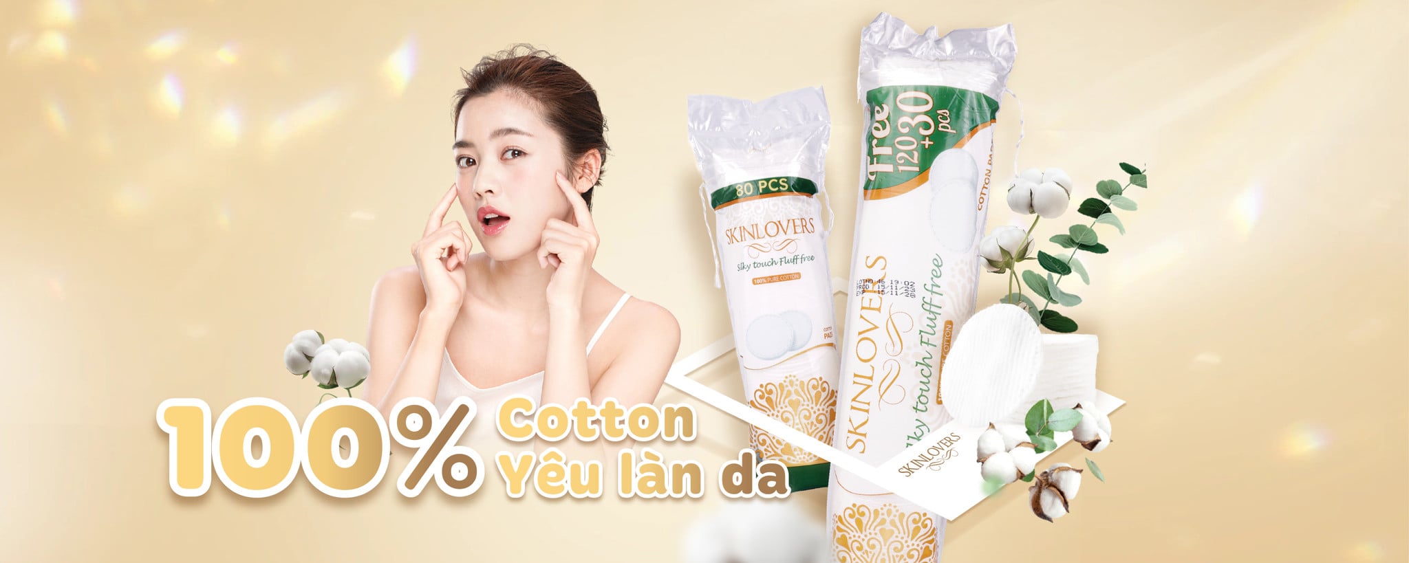 Bông tẩy trang Skinlovers