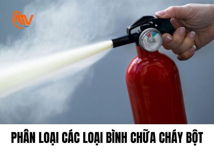 Phân loại bình chữa cháy bột phổ biến hiện nay